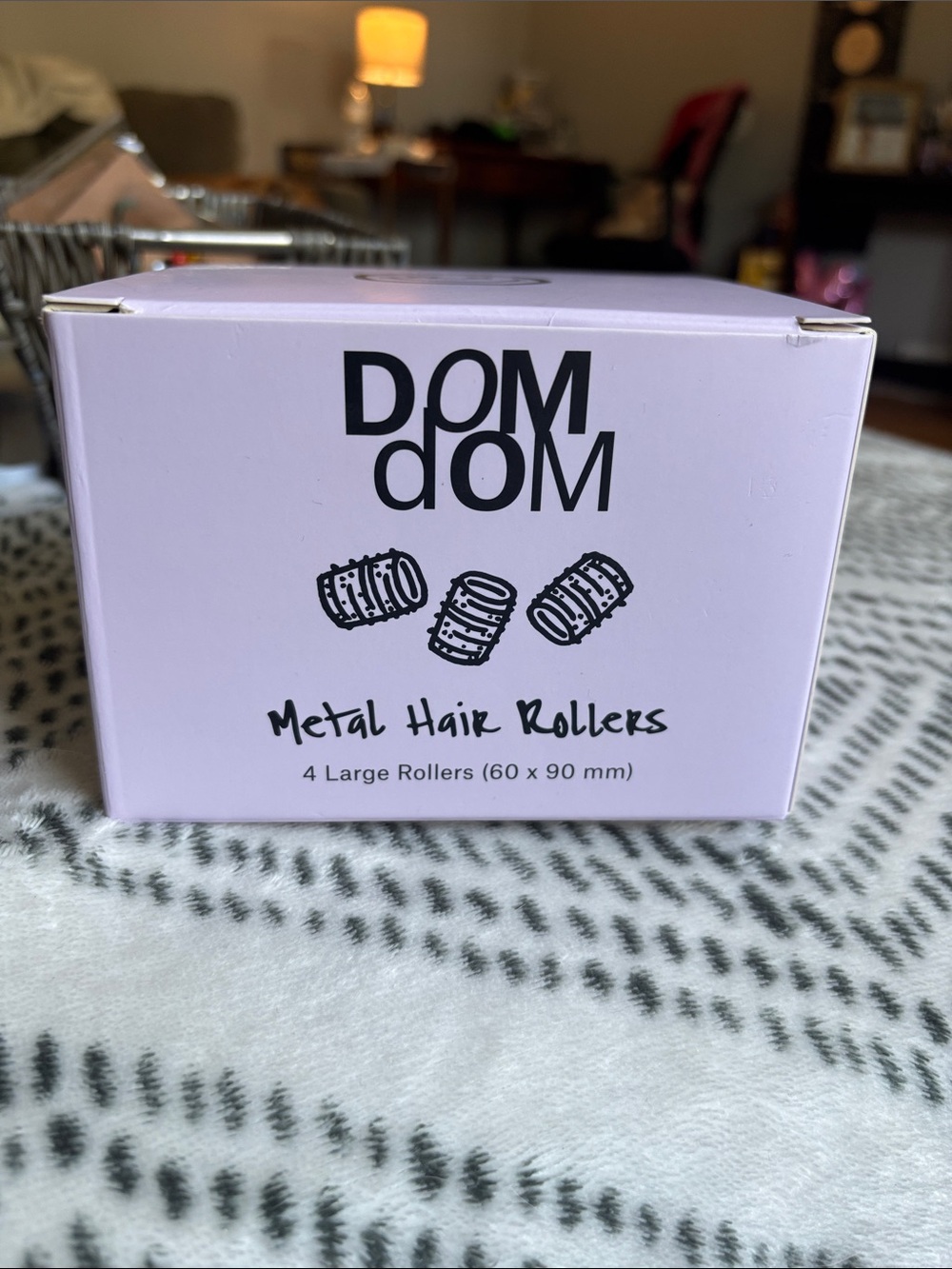 DOM DOM METAL HAIR ROLLERS (4) Hair Accessory Box